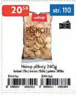 Qanto Nakup piškoty nabídka