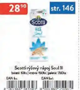 Qanto Scotti rýžový nápoj Soul nabídka