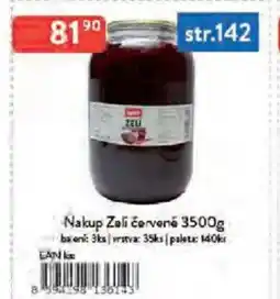 Qanto Nakup Zeli červené nabídka