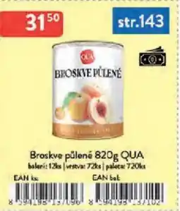 Qanto Broskve půlené QUA nabídka