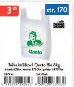 Qanto Taška košilková Qanto Bio nabídka