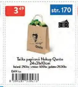 Qanto Taška papírová Nakup Qanto nabídka