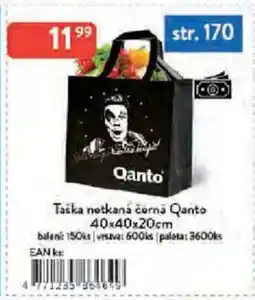 Qanto Taška netkaná černá Qanto nabídka