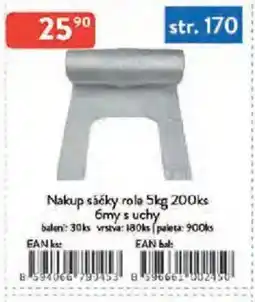 Qanto Nakup sáčky role 200ks 6my s uchy nabídka