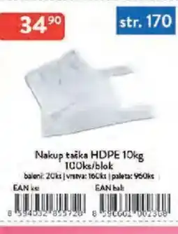 Qanto Nakup taška HDPE 100ks/blok nabídka