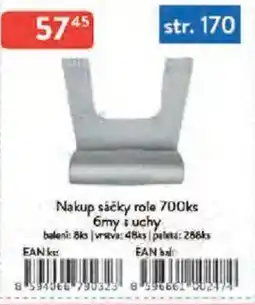 Qanto Nakup sáčky role 700ks 6my s uchy nabídka