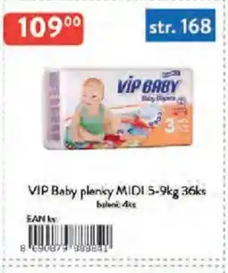 Qanto VIP Baby plenky MIDI 5-9kg 36ks nabídka