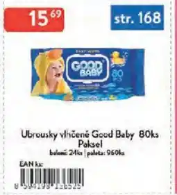 Qanto Ubrousky vlhčené Good Baby 80ks Paksel nabídka