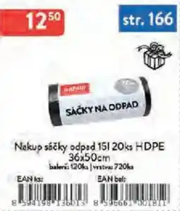 Qanto Nakup sáčky odpad 15 l 20ks HDPE nabídka