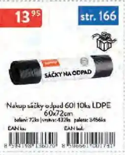 Qanto Nakup sáčky odpad 60 l 10ks LDPE nabídka