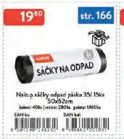 Qanto Nakup sáčky odpad páska 35 l 15ks nabídka