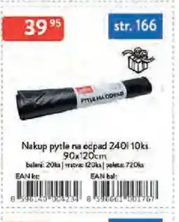 Qanto Nakup pytle na odpad 240 l 10ks nabídka