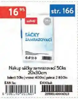 Qanto Nakup sáčky zamrazovací 50ks nabídka