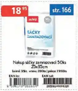 Qanto Nakup sáčky zamrazovací 50ks nabídka
