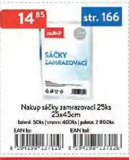 Qanto Nakup sáčky zamrazovací 25ks nabídka