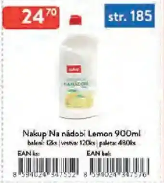 Qanto Nakup Na nádobí Lemon nabídka