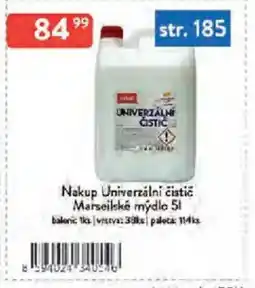 Qanto Nakup Univerzální čistič Marseilské mýdlo nabídka