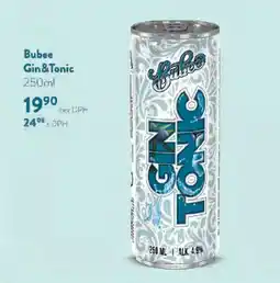 Qanto Bubee Gin & Tonic nabídka