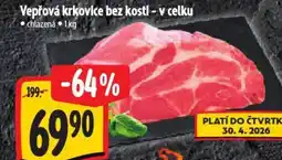 Albert Vepřová krkovice bez kosti - v celku nabídka