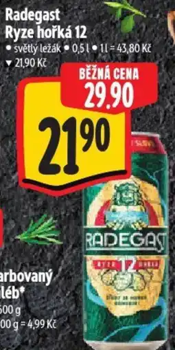 Albert Radegast Ryze hořká 12 nabídka