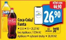 Albert Coca-Cola/ Fanta nabídka