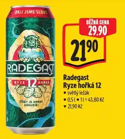 Albert Radegast Ryze hořká 12 nabídka