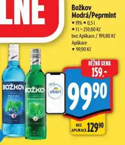 Albert Božkov Modrá/Peprmint nabídka