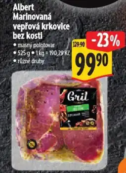 Albert Albert Marinovaná vepřová krkovice bez kosti nabídka