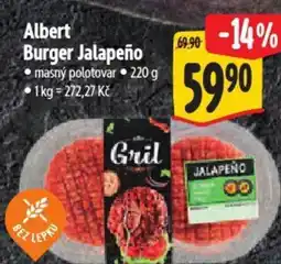 Albert Albert Burger Jalapeño nabídka