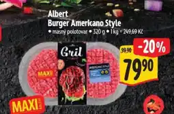 Albert Albert Burger Americano Style nabídka