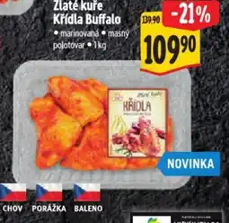 Albert Zlaté kuře Křídla Buffalo nabídka