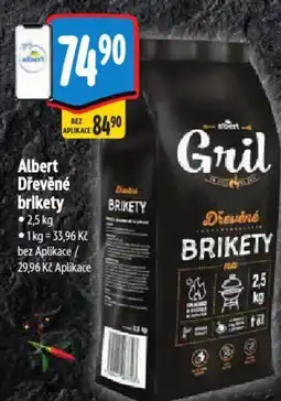 Albert Albert Dřevěné brikety nabídka
