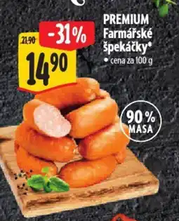 Albert PREMIUM Farmářské špekáčky nabídka
