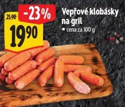 Albert Vepřové klobásky na gril nabídka