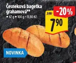 Albert Česneková bagetka grahamová nabídka