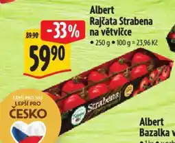 Albert Albert Rajčata Strabena na větvičce nabídka