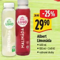 Albert Albert Limonáda nabídka