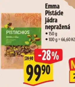 Albert Emma Pistácie jádra nepražená nabídka