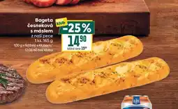 Billa Bageta česneková s máslem z naší pece 1ks nabídka