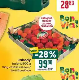 Billa Jahody balení nabídka