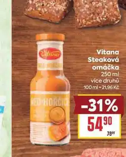 Billa Vitana Steaková omáčka nabídka