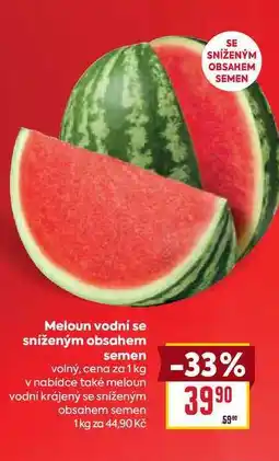 Billa Meloun vodní se sníženým obsahem semen volný, cena za nabídka