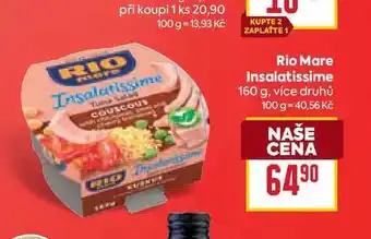 Billa Rio Mare Insalatissime nabídka
