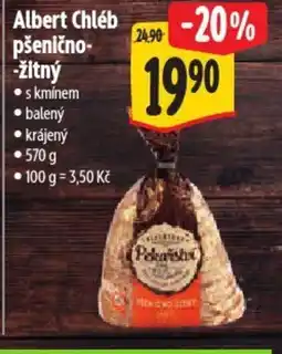 Albert Albert Chléb pšenično- -žitný nabídka