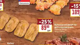 Billa Kuřecí prsní steak na gril s rozmarýnem cena za nabídka