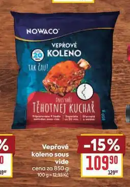 Billa Vepřové koleno sous vide cena za nabídka