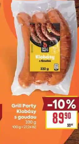 Billa Grill Party Klobásy s goudou nabídka