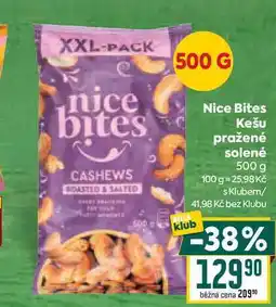 Billa Nice Bites Kešu pražené solené nabídka