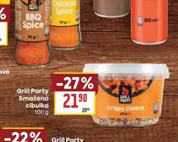 Billa Grill Party Smažená cibulka nabídka
