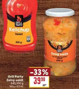 Billa Grill Party Zelný salát 640/410 g nabídka